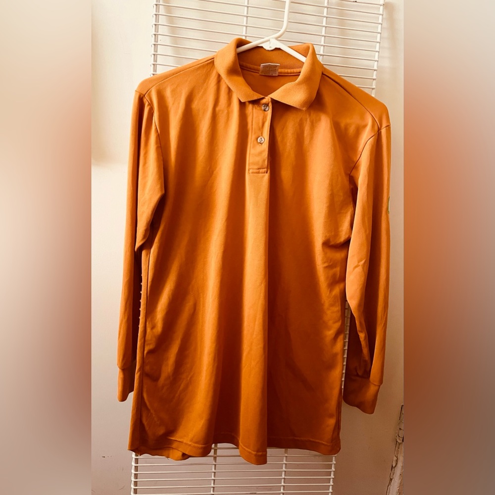 Superior Uniform Group Button Up Apricot Shirt Small - Picture 2 of 11